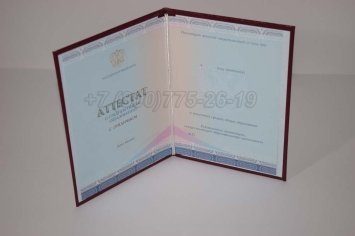 Аттестат За 11 Класс 2023г Золото СпецБланк в Волгограде