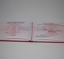 Диплом Доктора Наук 2021г в Волгограде