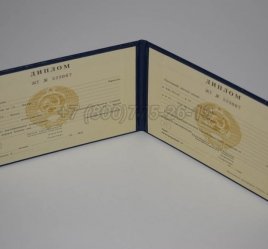 Диплом Техникума Туркменской ССР в Волгограде