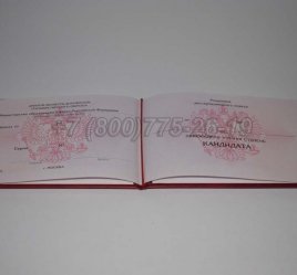 Диплом Кандидата Наук 2016г в Волгограде