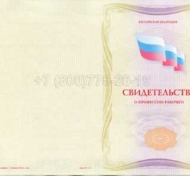 Свидетельство о Профессии Рабочего "Автоклавщик литья под давлением" в Волгограде