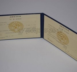Диплом Техникума Узбекской ССР в Волгограде