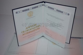 Диплом Аспирантуры 2019г в Волгограде