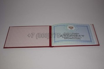 Аттестат Профессора 2020г в Волгограде