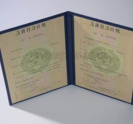 Диплом о Высшем Образовании Туркменской ССР в Волгограде